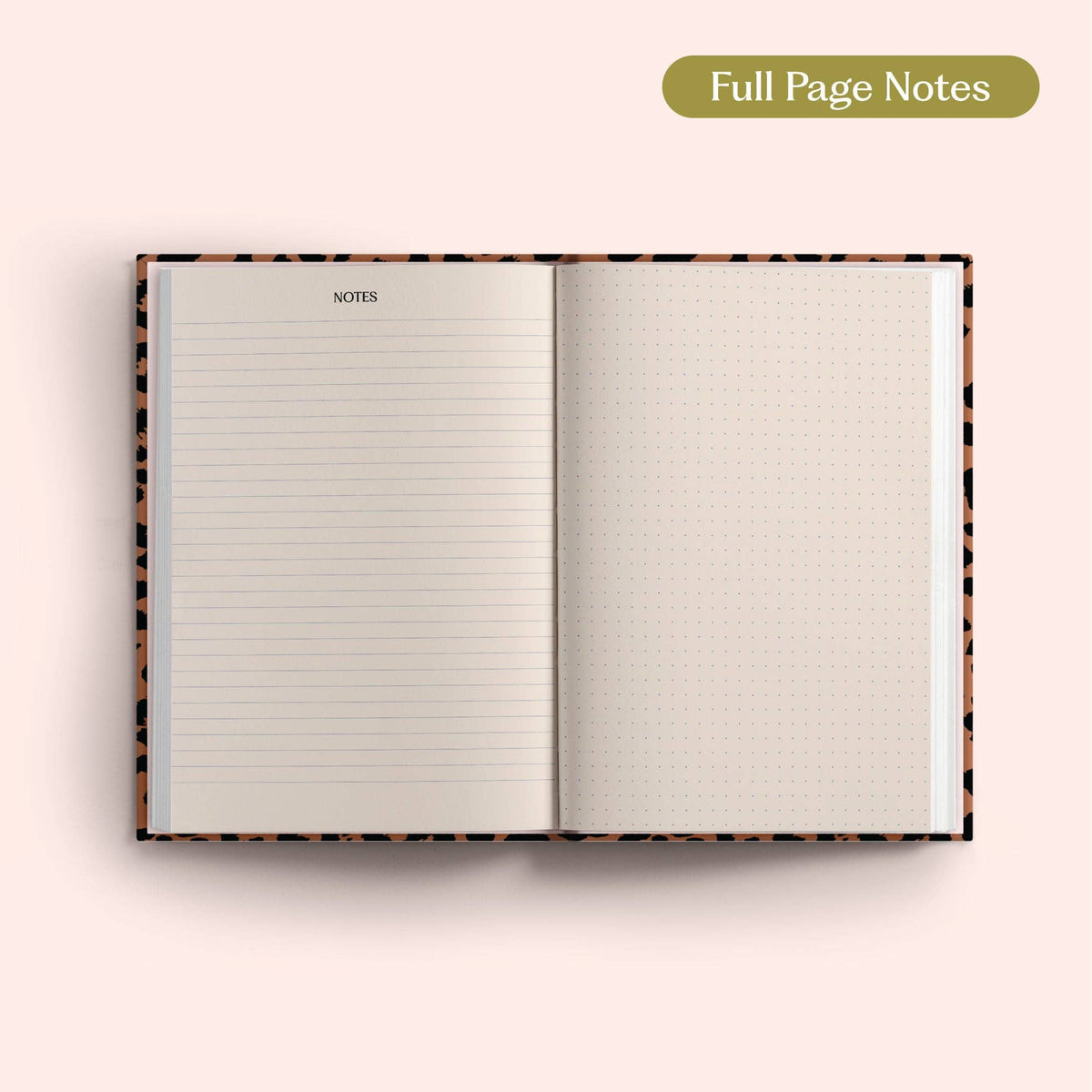 2027 Diary - A5 Hardcover Weekly, Leopard