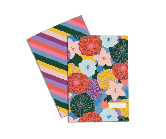Florals & Stripes - Notebook Set