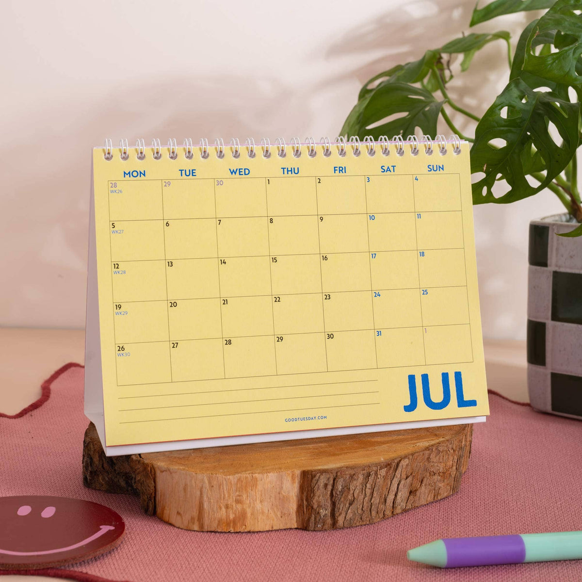 2027 Desk Calendar - Colourburst