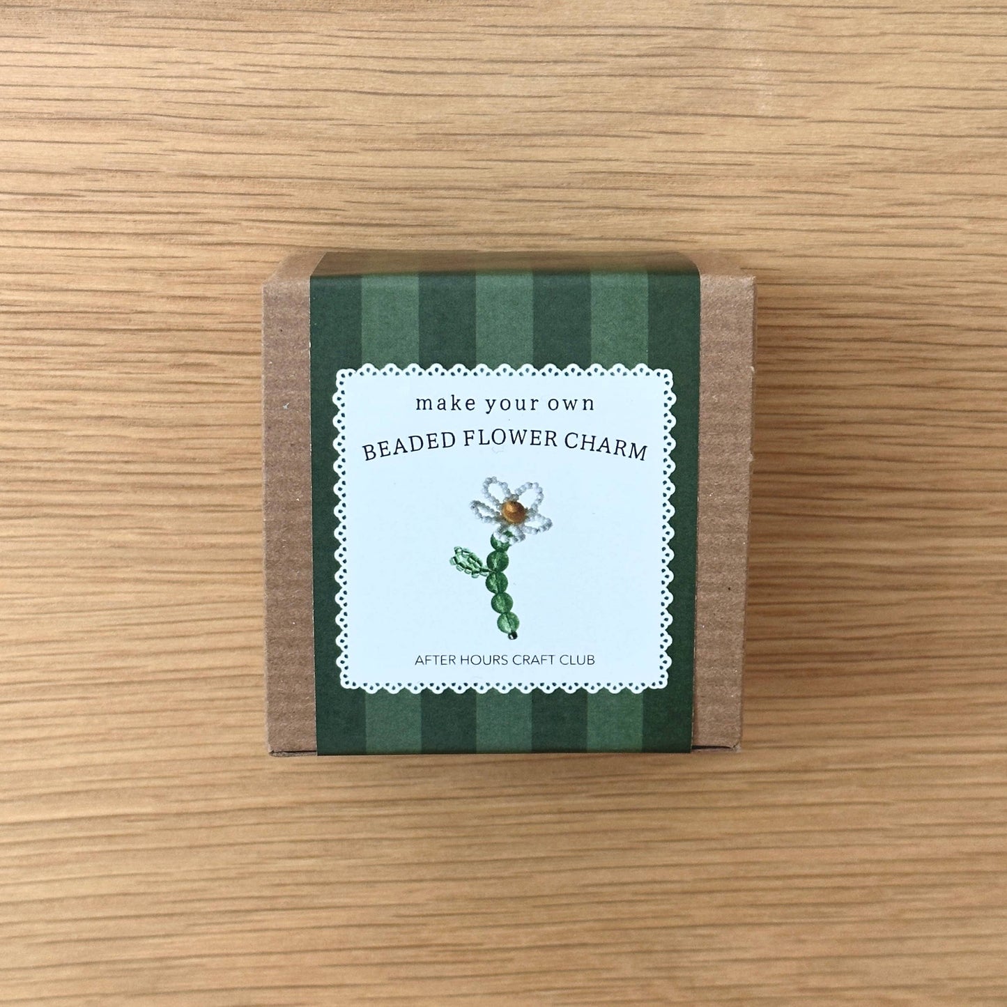 Beaded Flower Charm Craft Kit