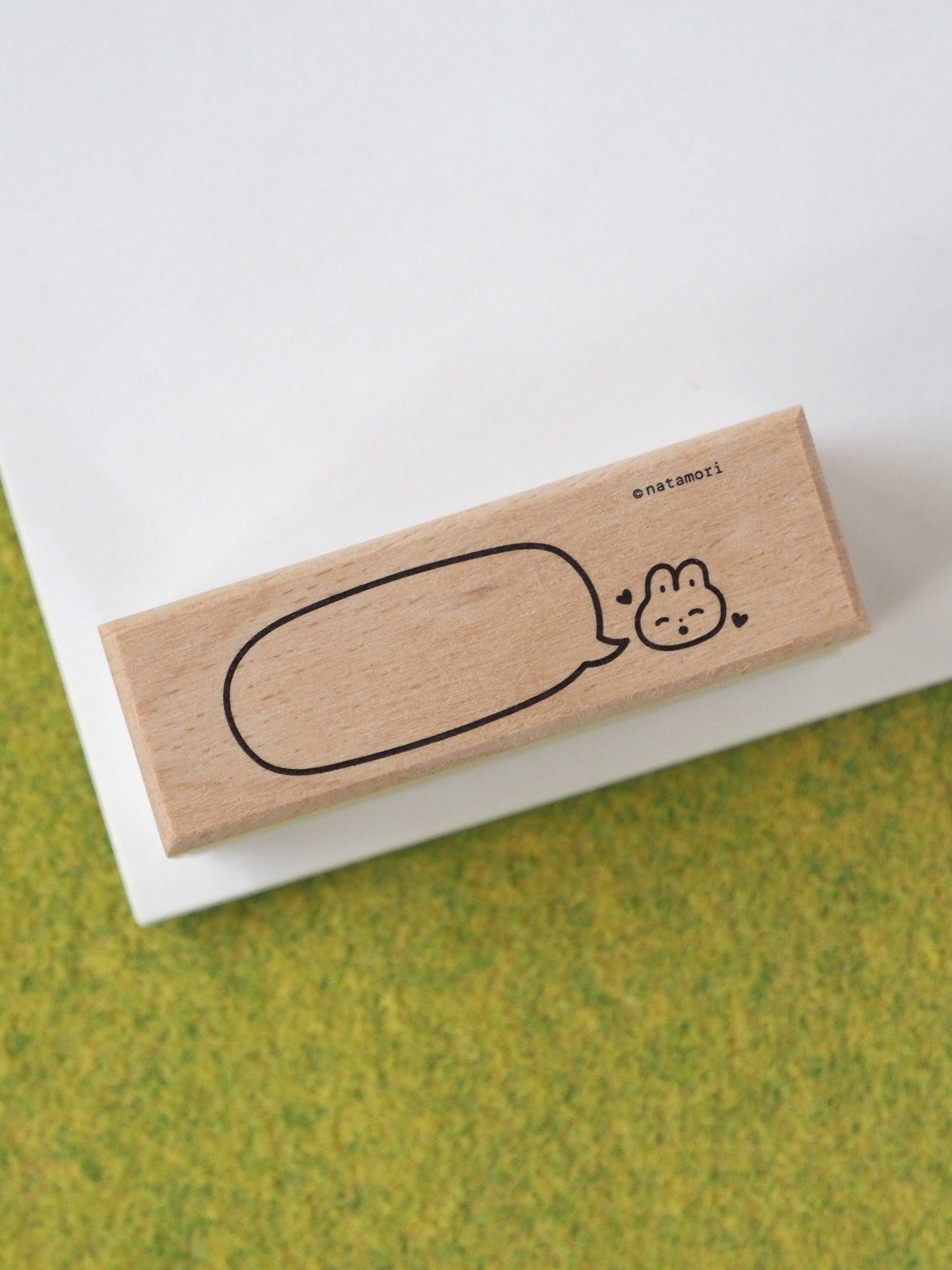 Bunny Bubble Note - Stamp
