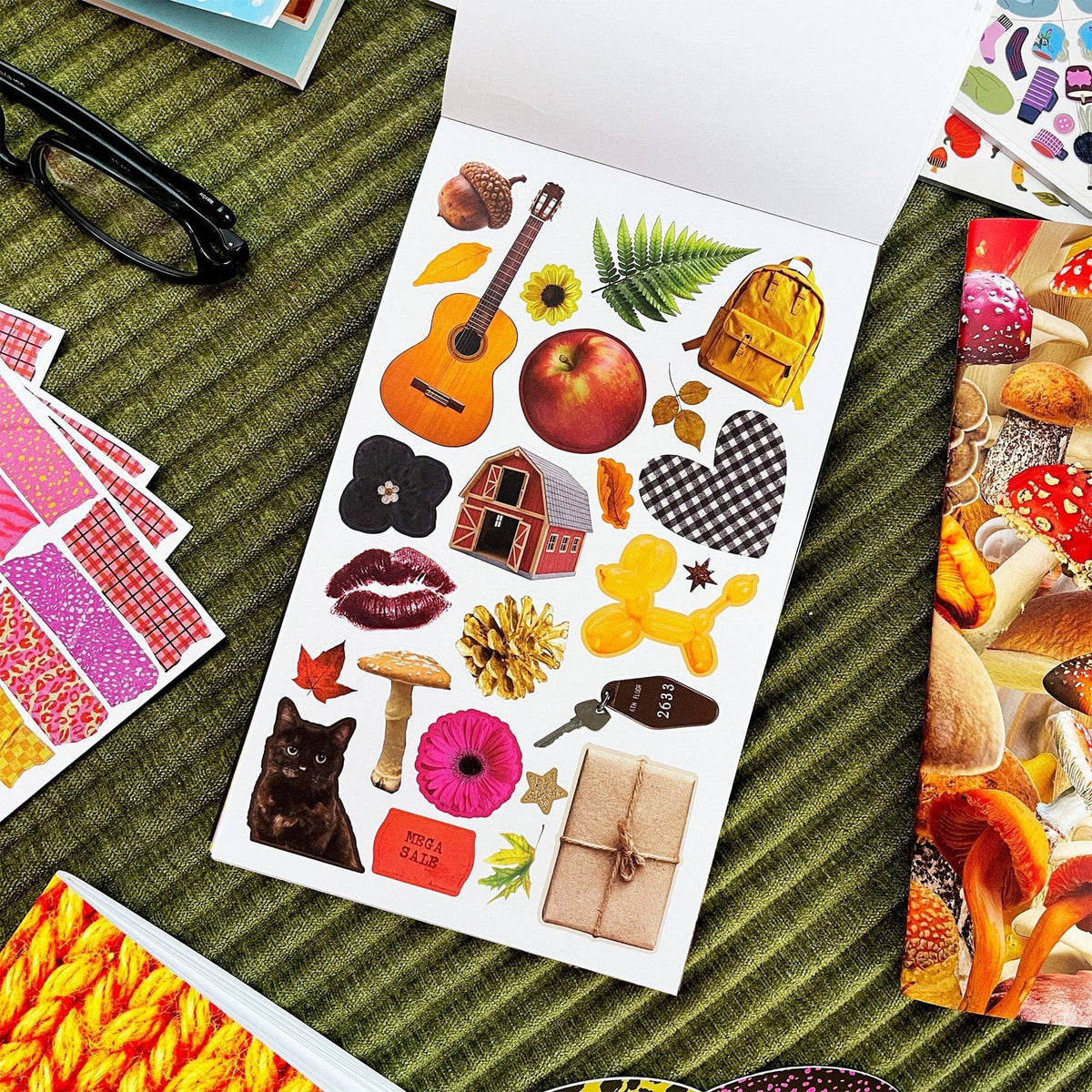 Cozy Fall - Junk Journal Sticker Book
