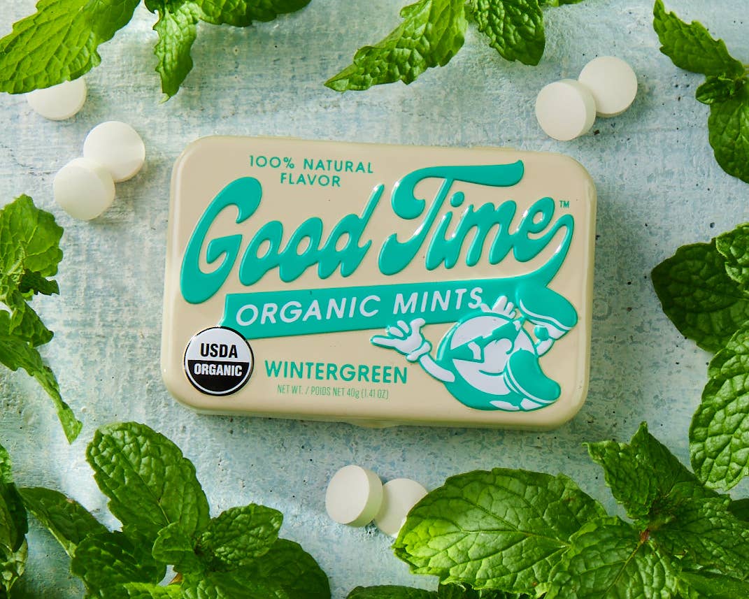 Good Time Organic Mints - Wintergreen