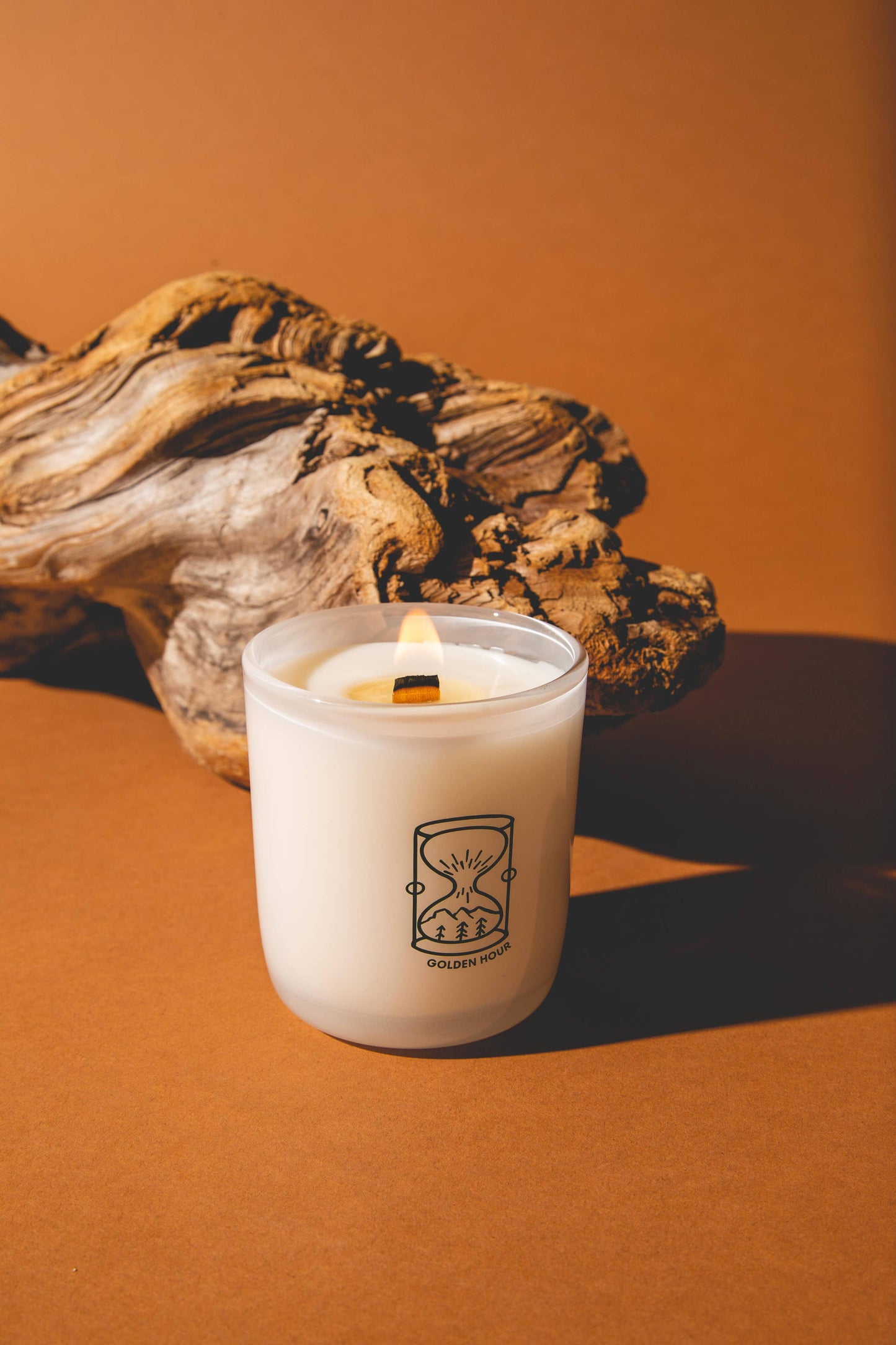 Golden Hour - Cashmere, Cedarwood Coconut Soy 8oz Candle