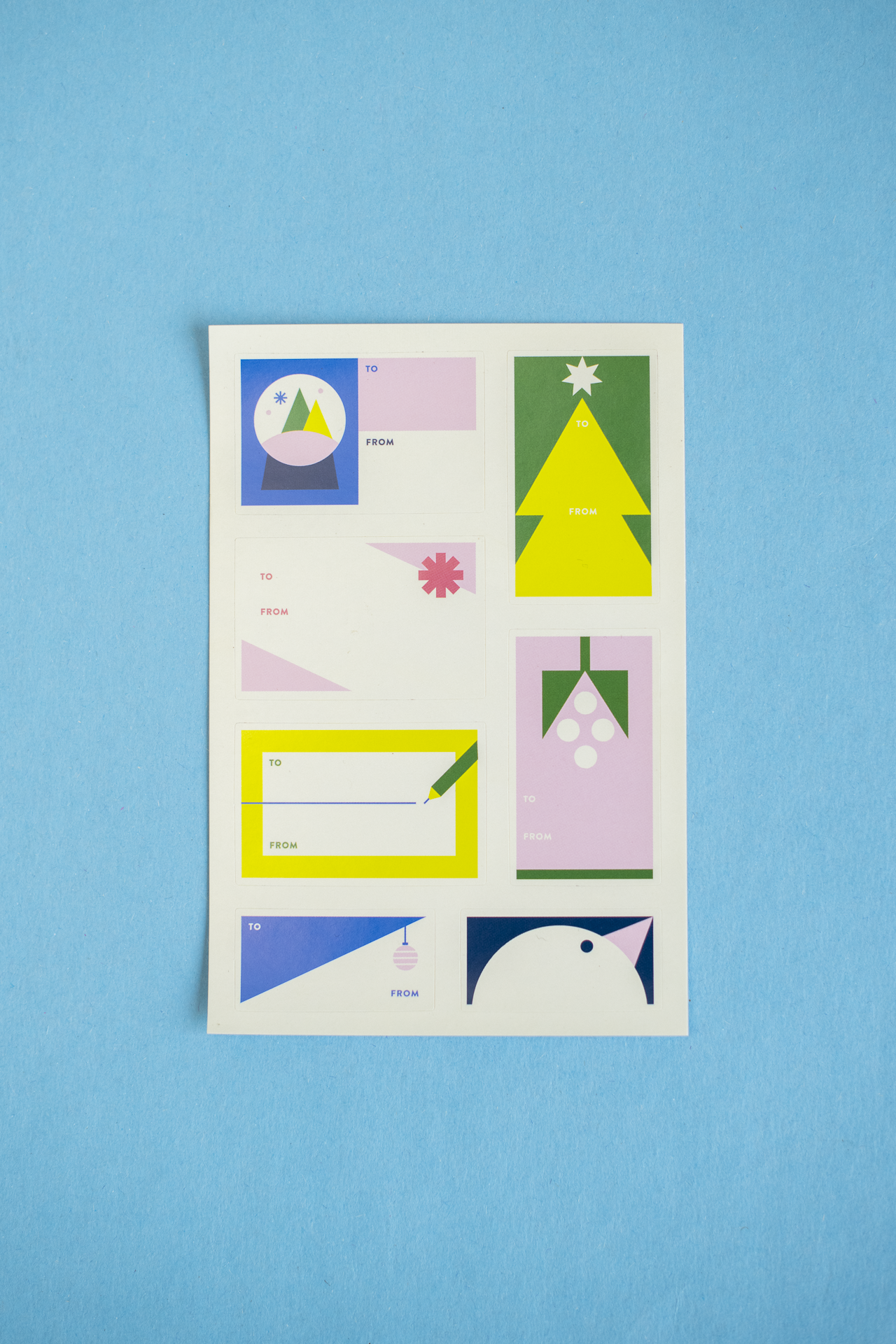 Sticker Sheet: Holiday Gift Tags