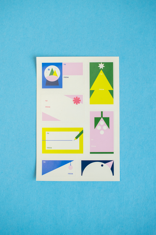 Sticker Sheet: Holiday Gift Tags