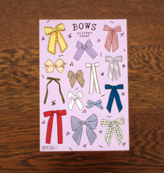 Vintage Bows - Sticker Sheet