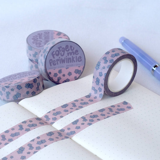 Forget Me Periwinkle - Washi Tape Roll