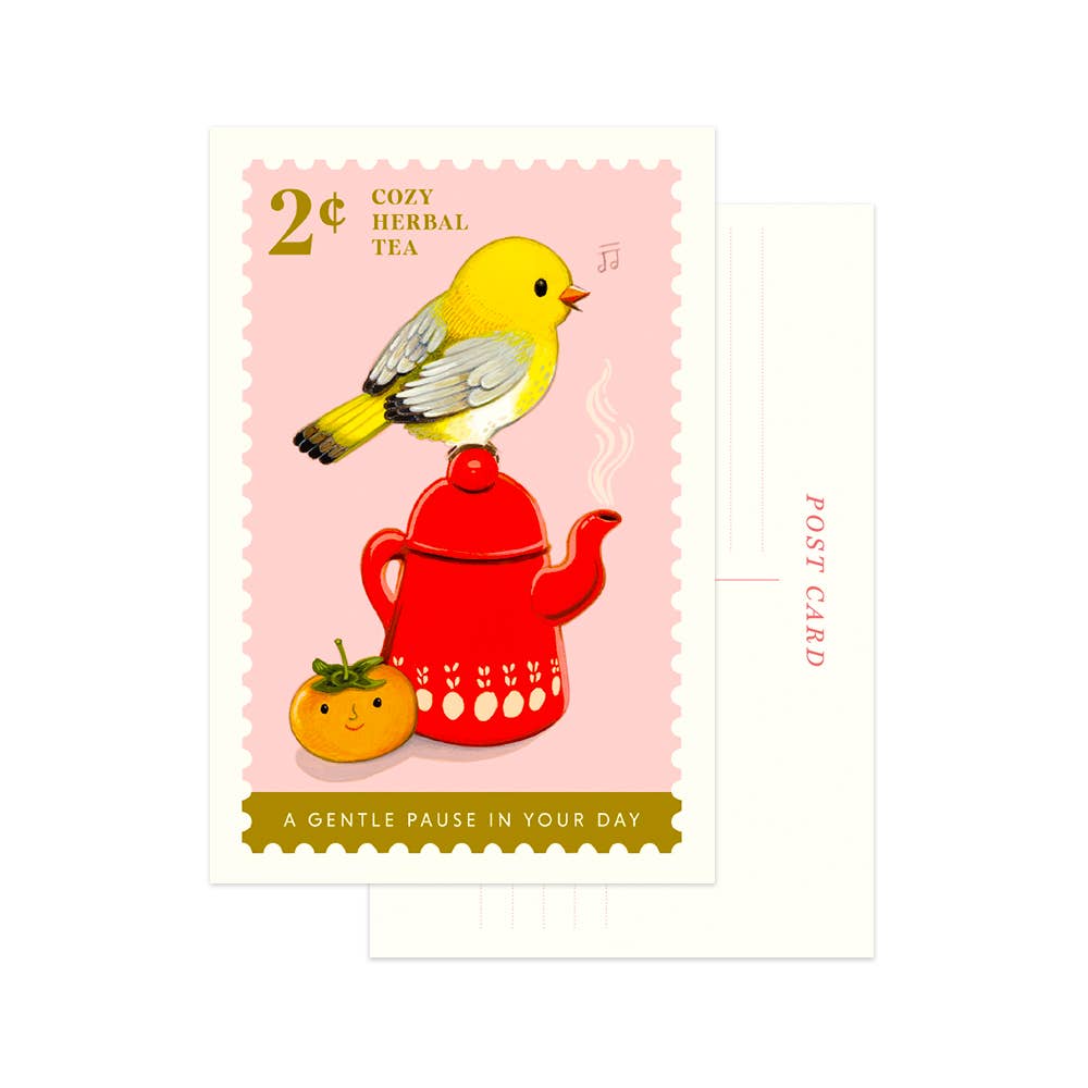 Postcard - Cozy Herbal Tea
