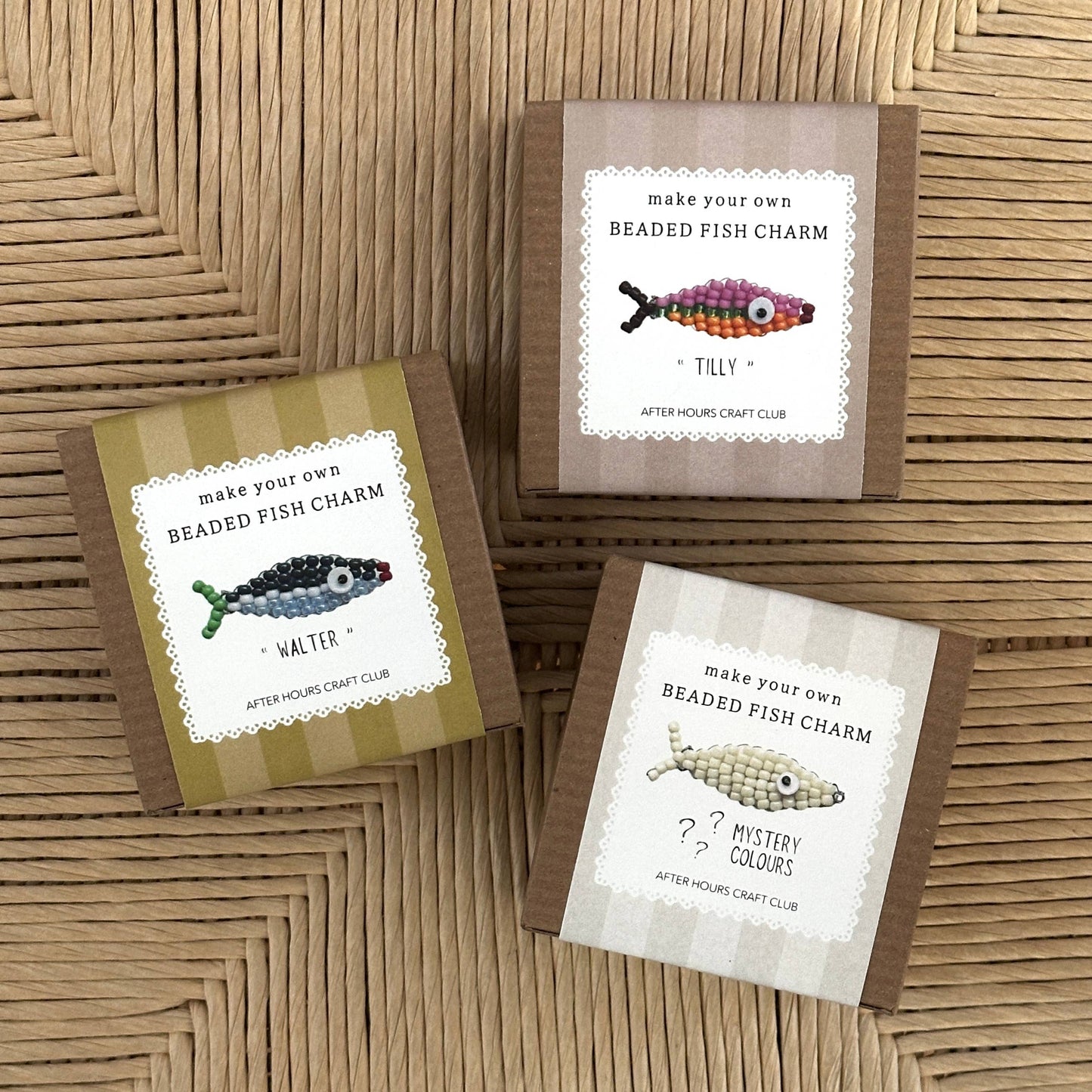 Beaded Fish Charm Craft Kit