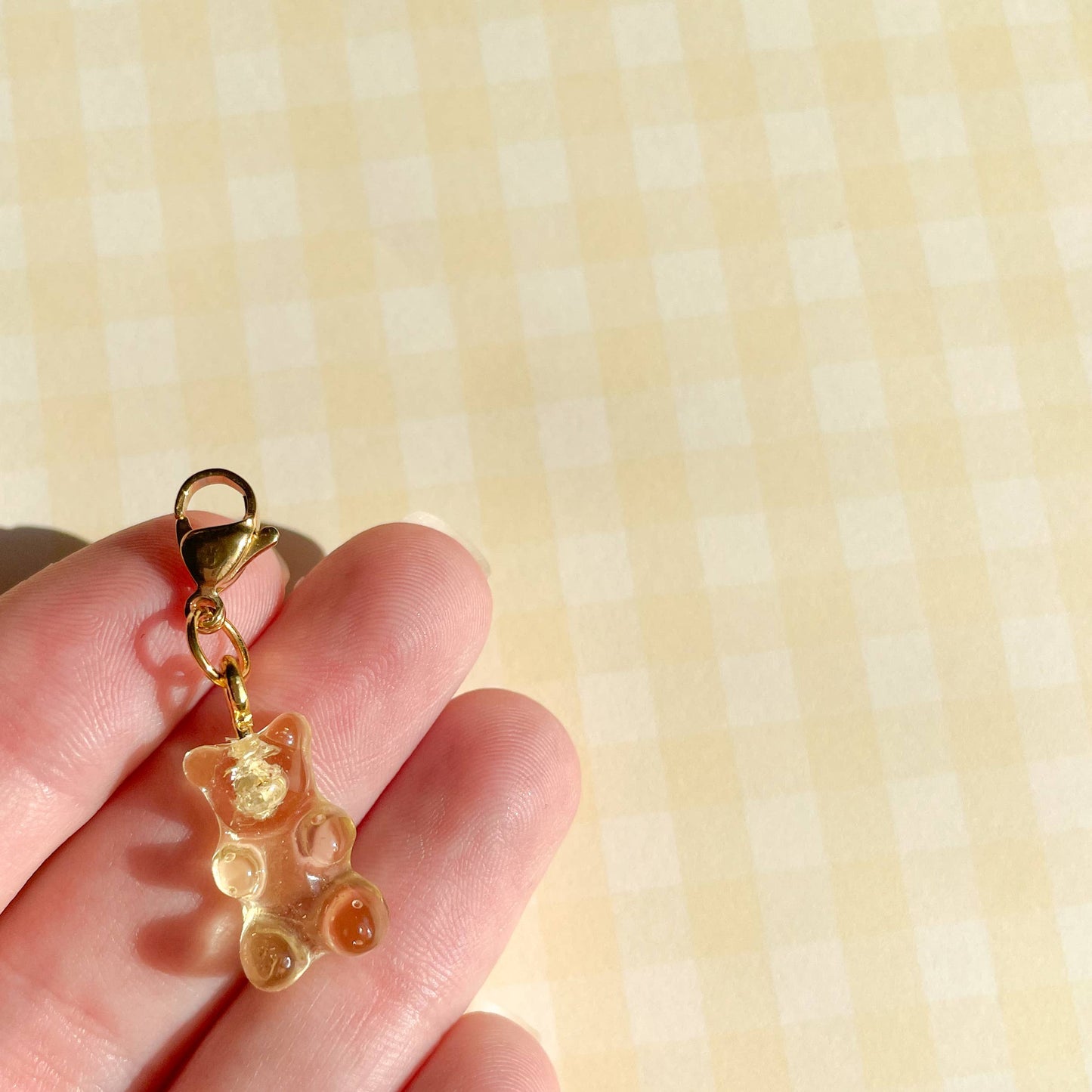 Pineapple Gummy Bear Bag Charm