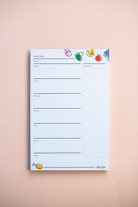 Meal Planner Pad