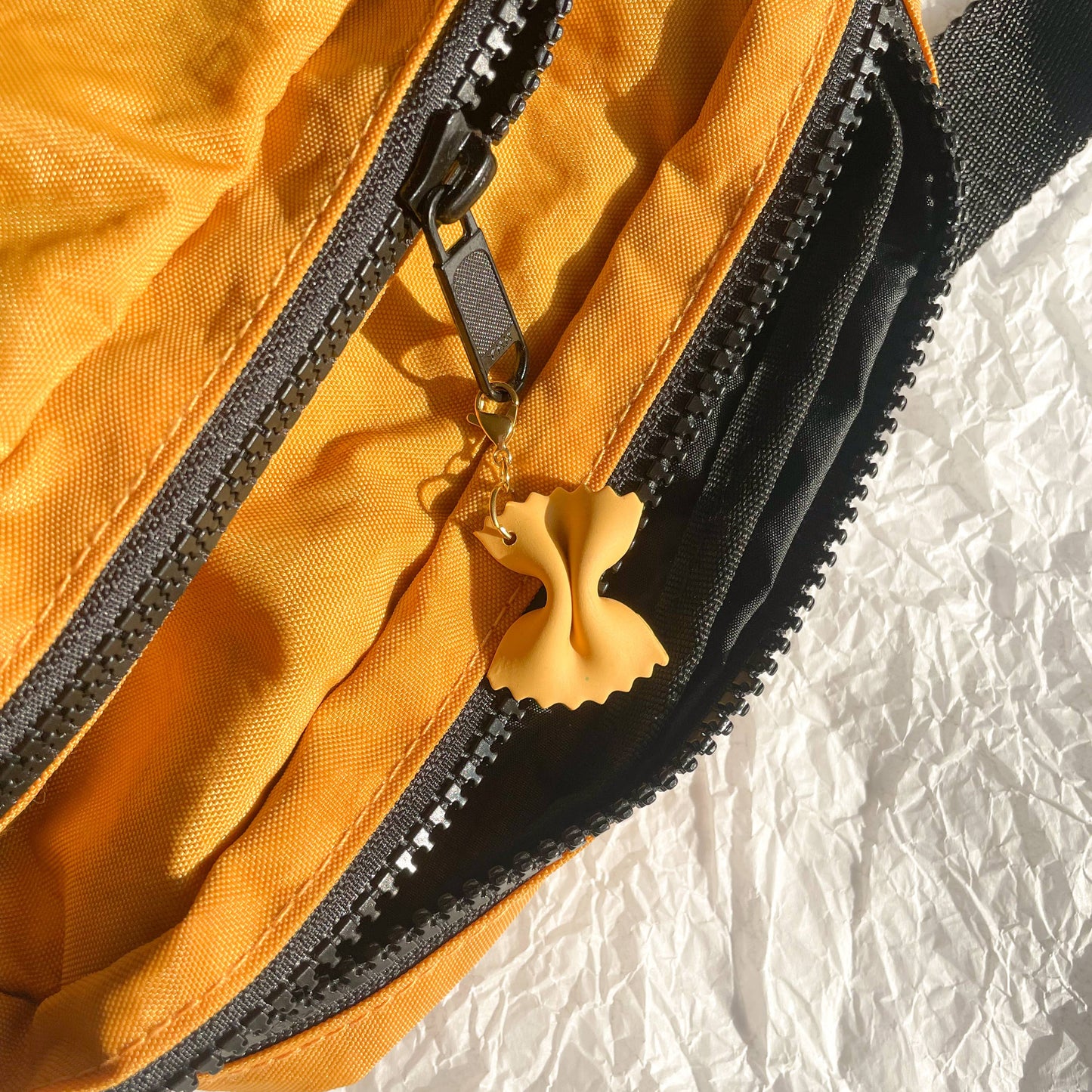 Farfalle Bow Tie Pasta Bag Charm