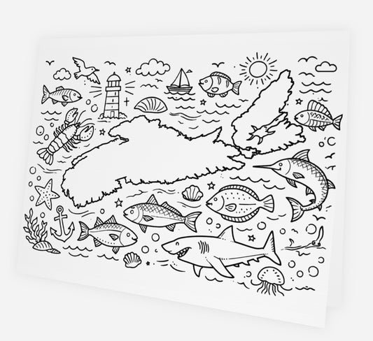 Nova Scotia - Doodle Card