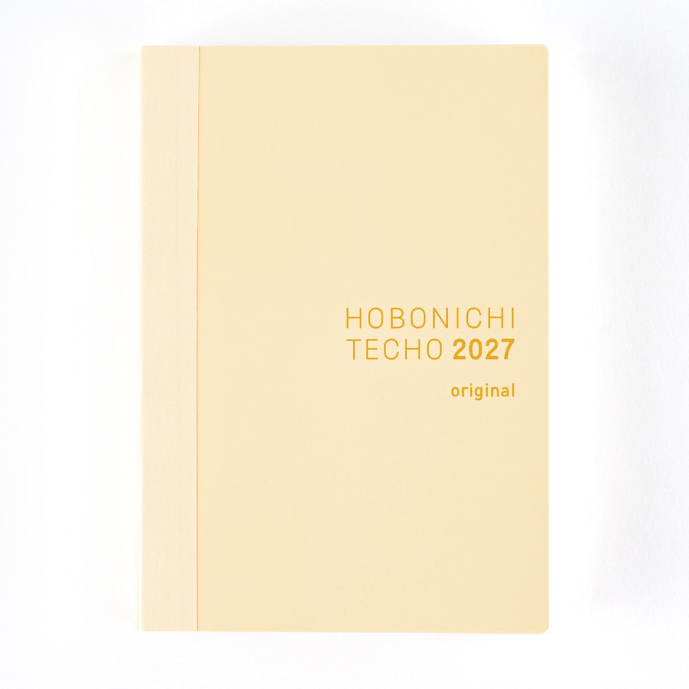 A6 Techo 2027 English Original Book [Daily/Jan. start/Mon. start]