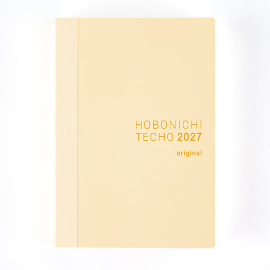 A6 Techo 2027 English Original Book [Daily/Jan. start/Mon. start]