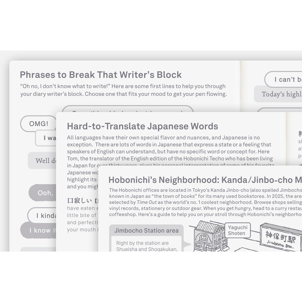 A6 Techo 2027 English Original Book [Daily/Jan. start/Mon. start]