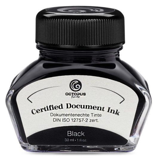 Octopus Fluids Document Ink, Black 30ml