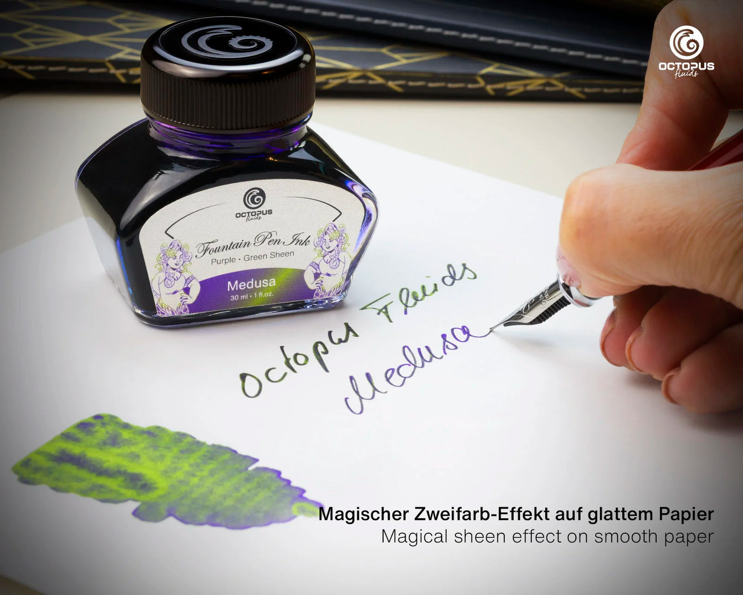 Octopus Fluids Sheen Ink - Medusa, 30ml
