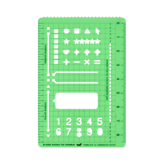 Hobonichi Stencil - Basic