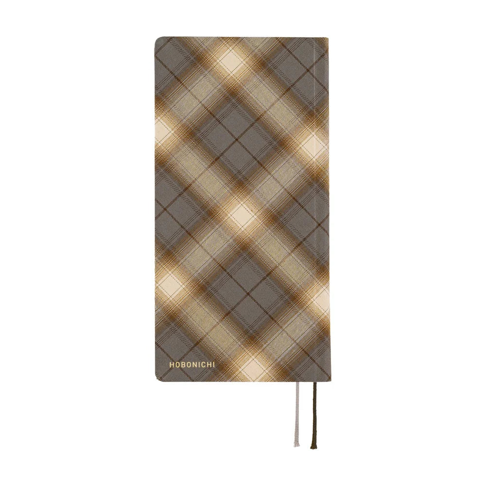 Shirt Fabric, Foggy Plaid - Hobonichi Techo 2026 Weeks