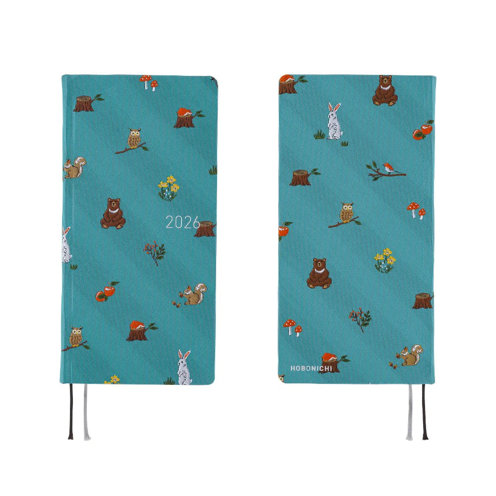 Bow & Tie Series, In The Woods - Hobonichi Techo 2026 Weeks